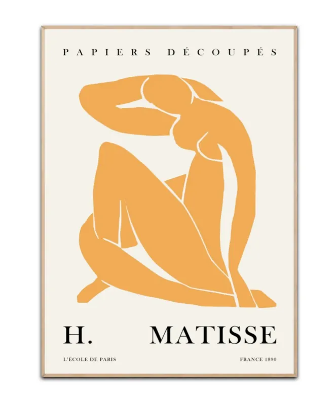 Henri Matisse Yellow  Woman 50x70