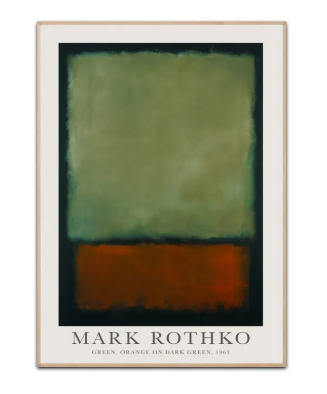Mark Rothko 50×70 cm poster