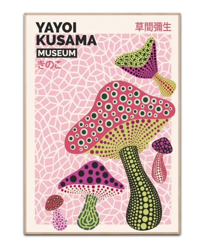 Yayoi Kusama -  70×100 cm poster