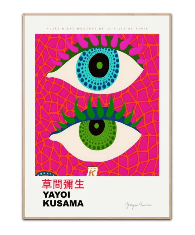Pumpkin Yayoi Kusama Pink - 50×70 cm poster