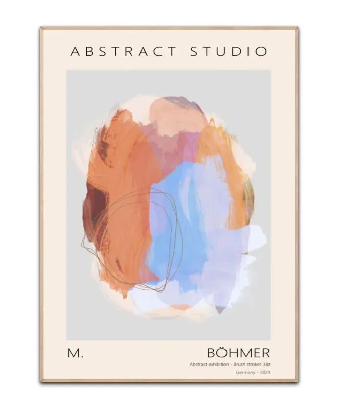 Abstract Studio Böhmer Plakat / Poster - 50×70 cm