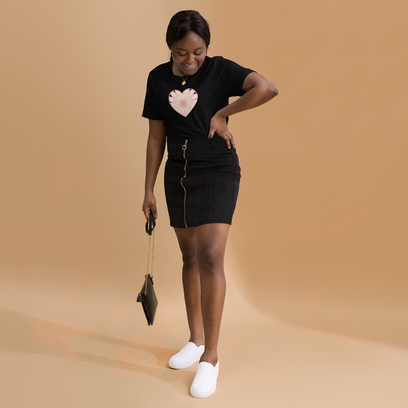 Love Hearted – Lotus Heart Graphic Tee