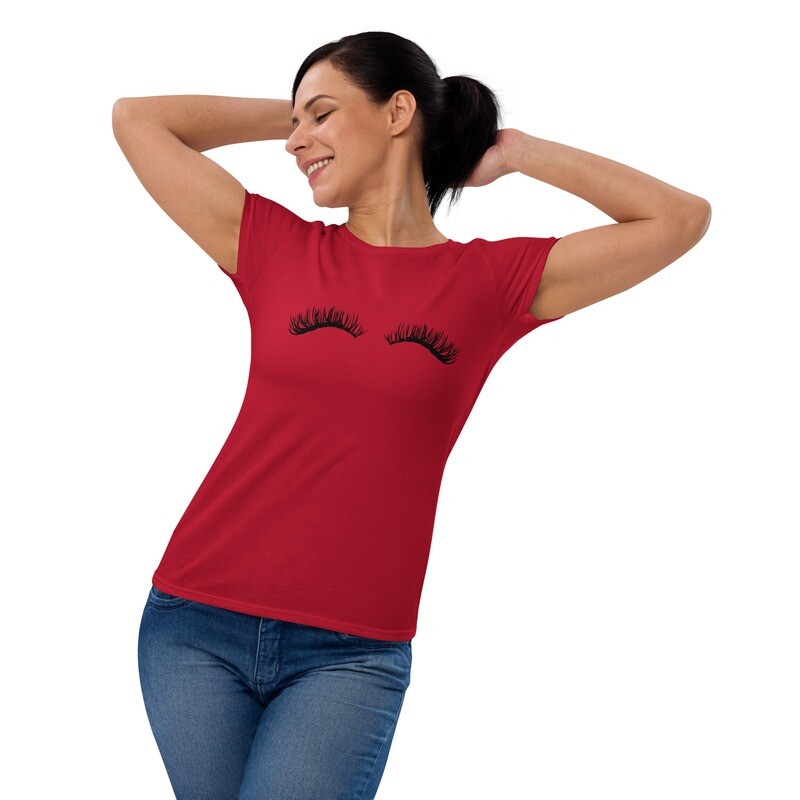 Lash Graphic Tee – Minimal Beauty Statement Shirt
