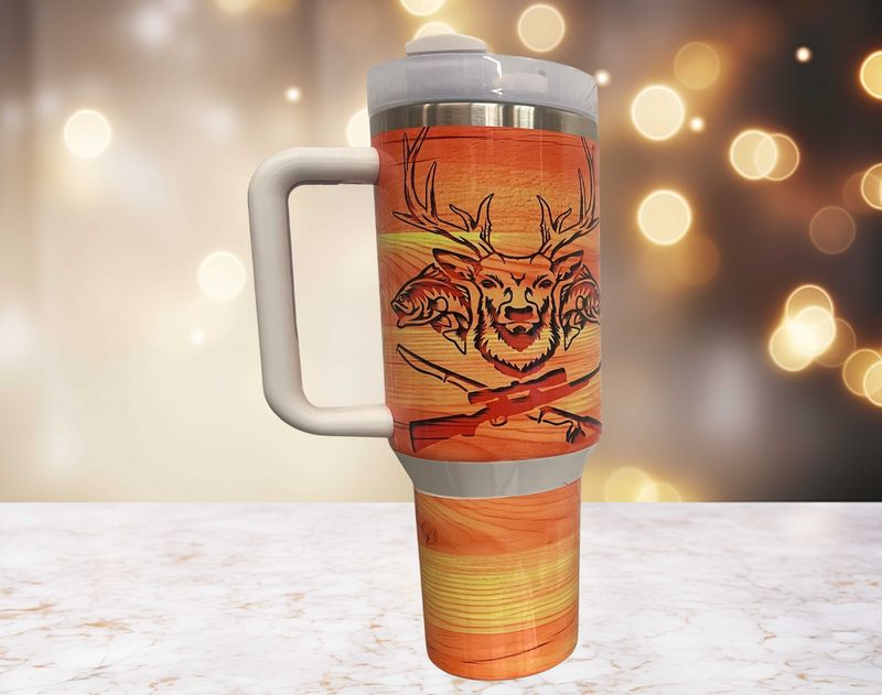 Hunting/Fishing 40oz Tumbler