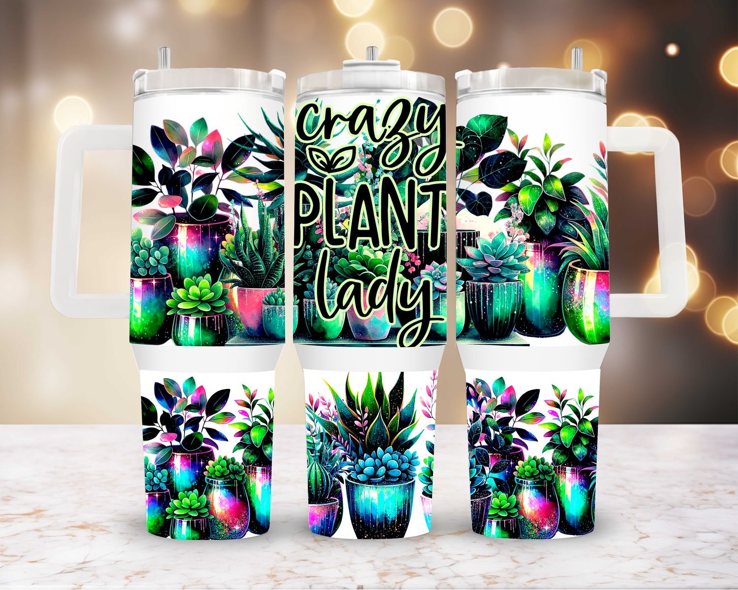 Crazy Plant Lady 40oz Tumbler