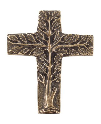 Tree Of Life Bronze Wall Cross