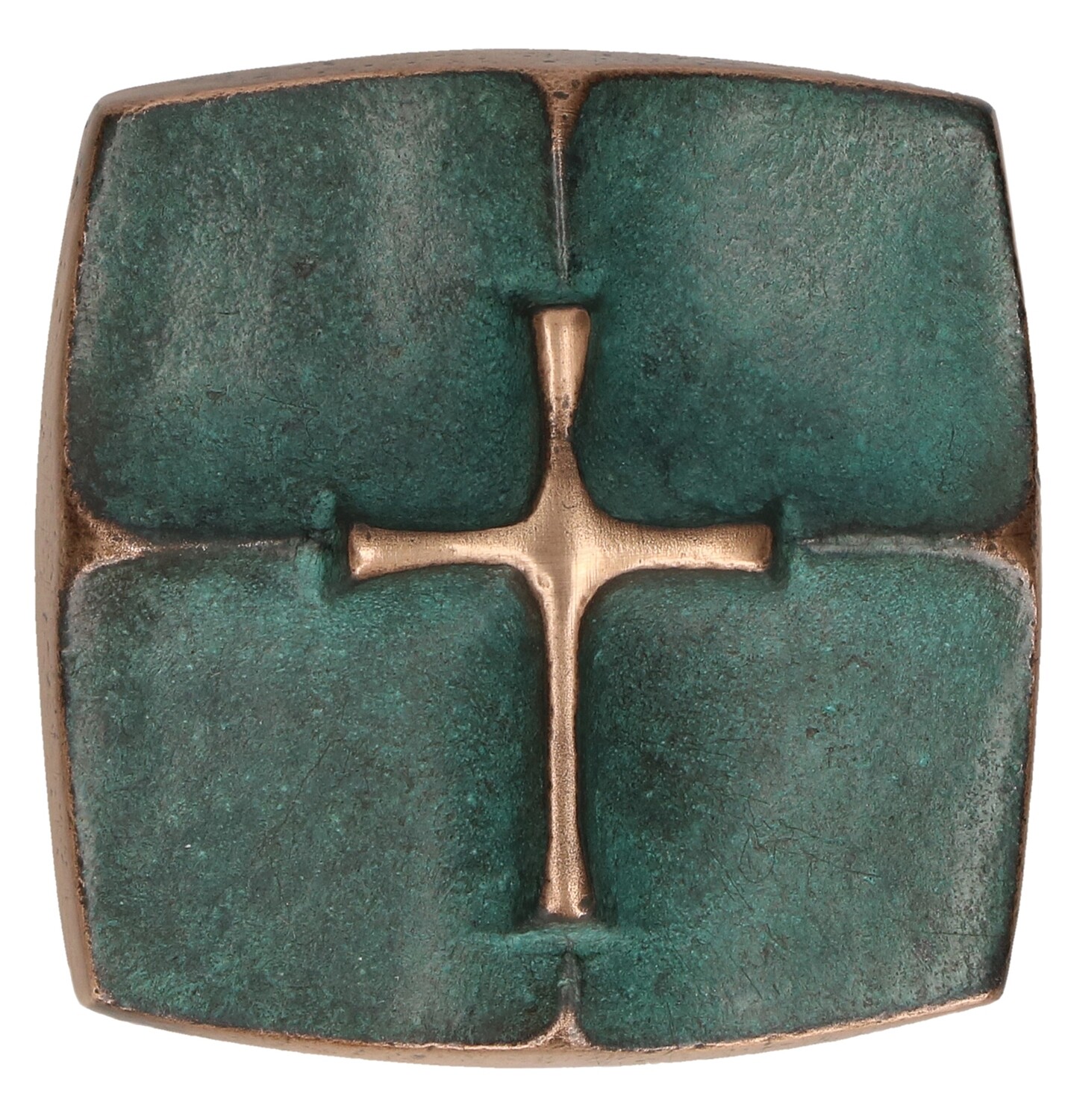 Bronze Plaque with Cross