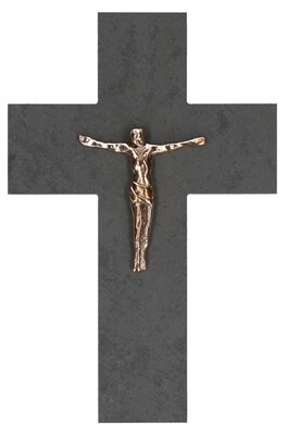 Slate Cross with Corpus