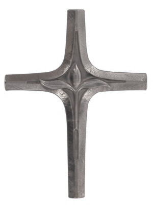 NICKEL SILVER CROSS NEW LIFE GROWS FROM THE CROSS