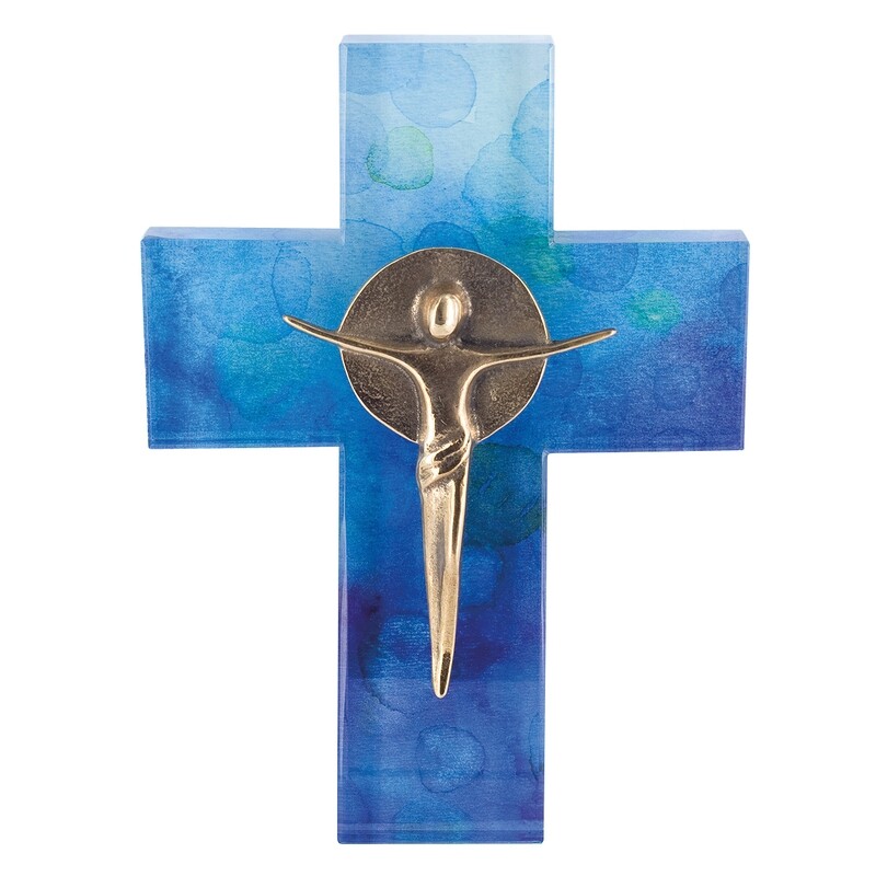 Universal Christ Cross with Bronze Corpus