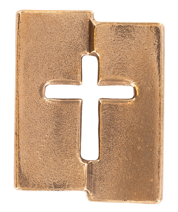 BRONZE CROSS PLAQUE
