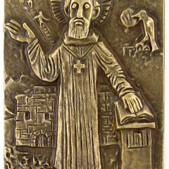 Saint Benedict of Nursia Plaque