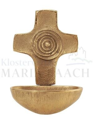 HOLY WATER FONT CROSS CIRCLES