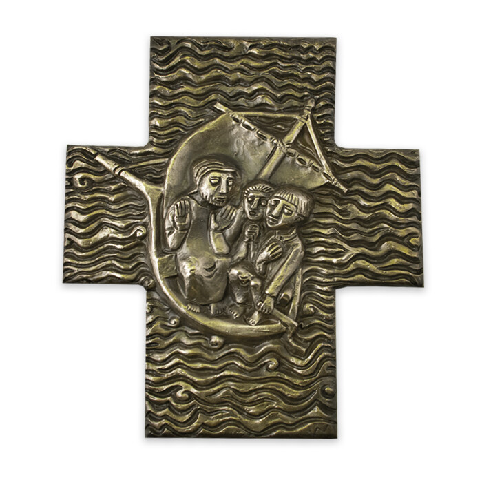 “Jesus with the couple in the boat”