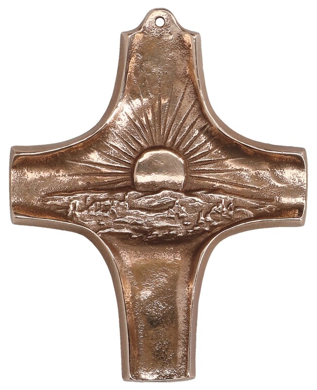 BRONZE COMMUNION CROSS - CREATION