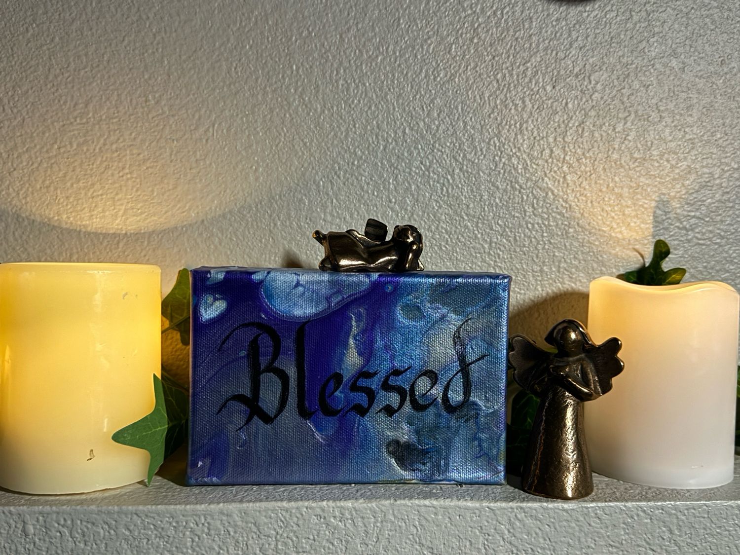 Handmade Blessed Acrylic/calligraphy 