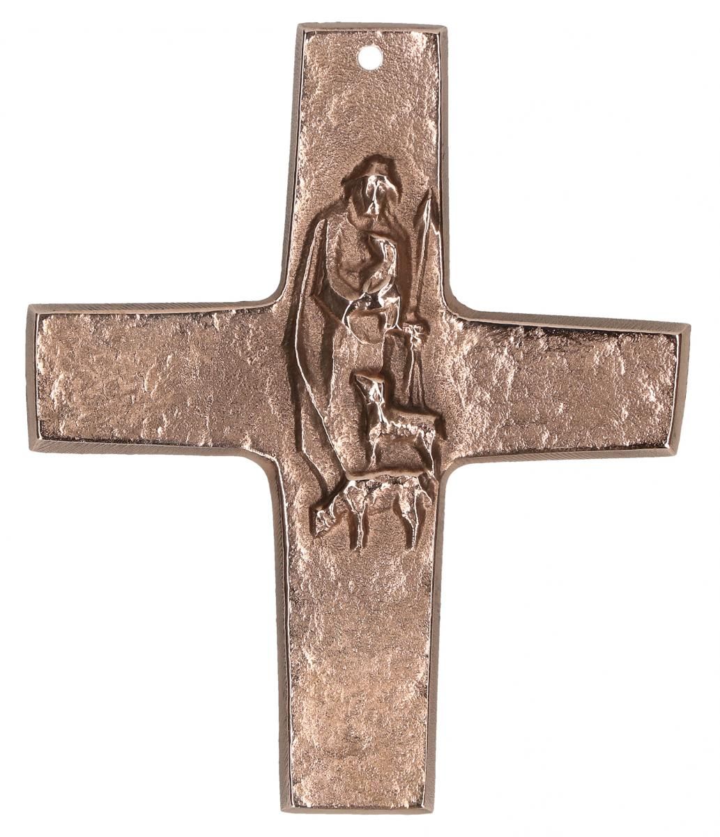 BRONZE COMMUNION CROSS - SHEPHERD