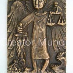 Saint Michael the Archangel Plaque, with Name