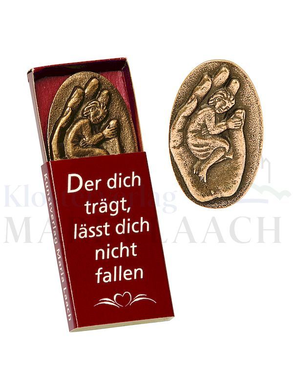 He who carries you will not let you fall (hand flatterer), 5.3 x 3.3 cm, in gift box