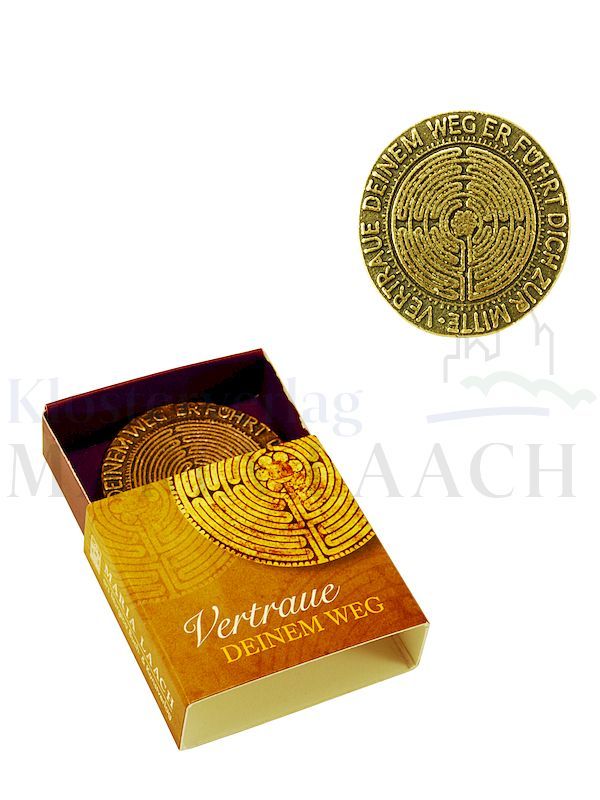 Trust your path (hand flatterer), Ø 3.8 cm, in gift box