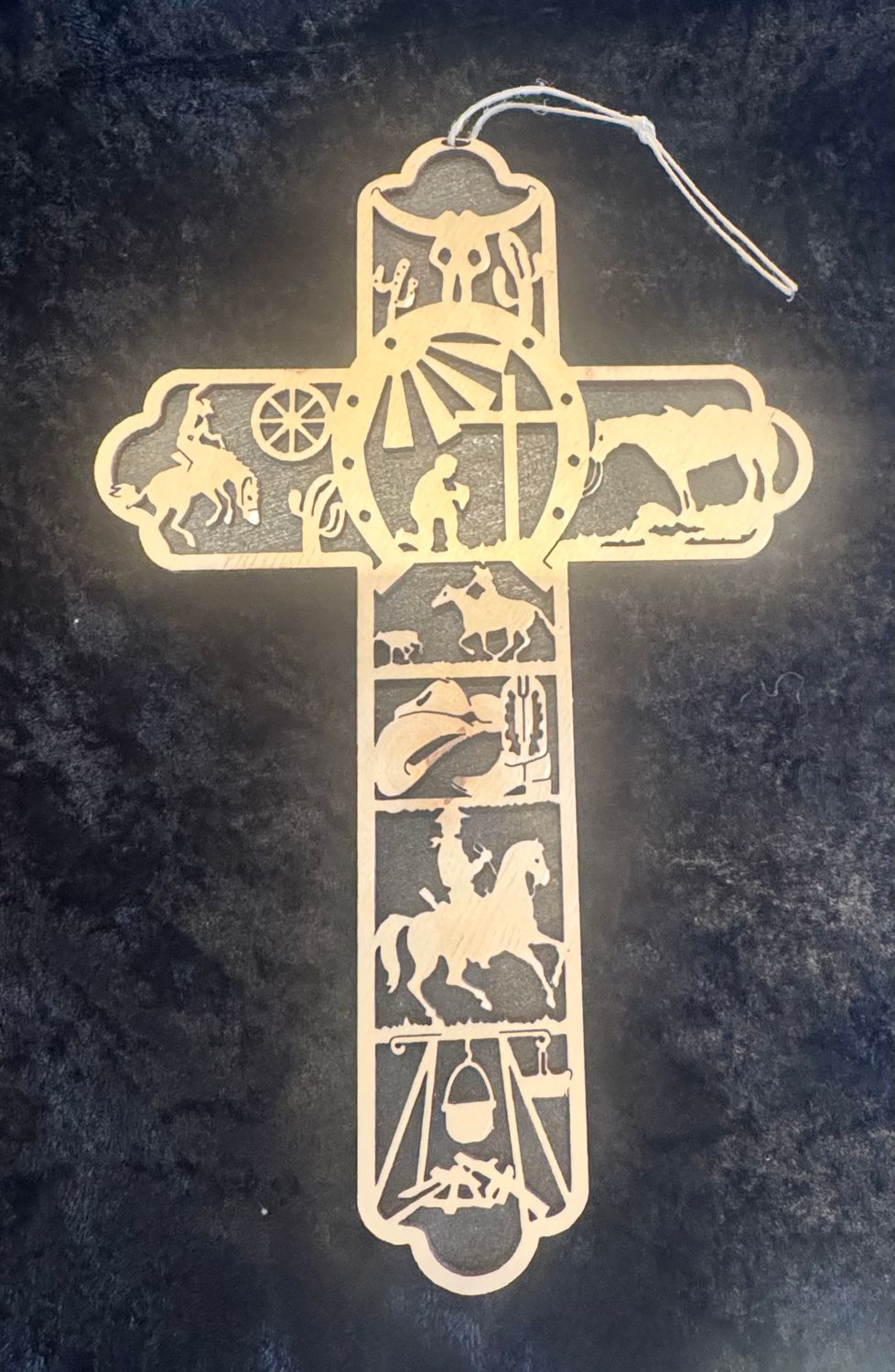 Hand Made Laser Cut Wooden Cross
