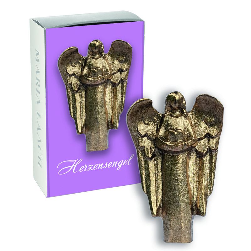 Bronze angel &quot;Angel of the Heart&quot;