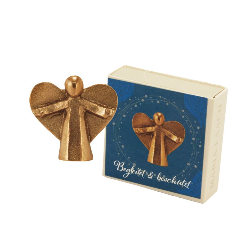 Bronze angel &quot;Accompanies and protects&quot;