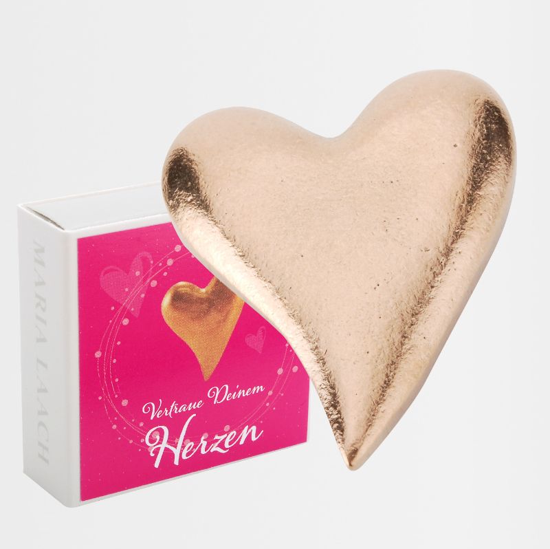 &quot;Trust your heart&quot; worry stone