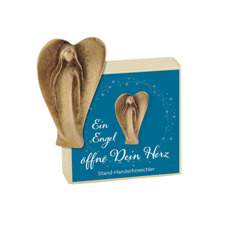 Bronze angel &quot;An angel, open your heart&quot;