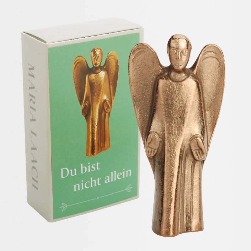 Bronze angel &quot;You are not alone&quot;