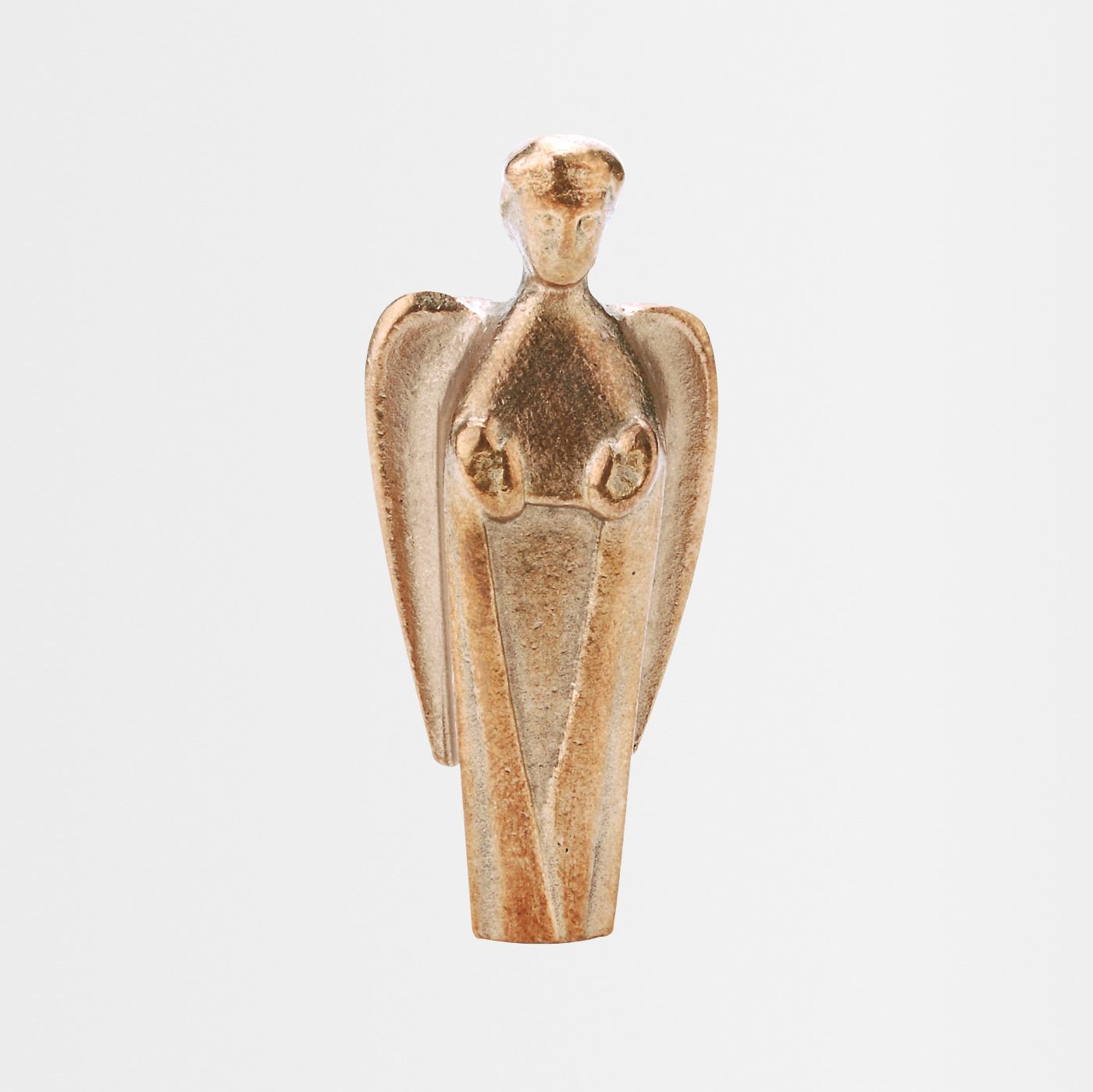 Bronze figure &quot;Blessing Angel&quot; with meditation card