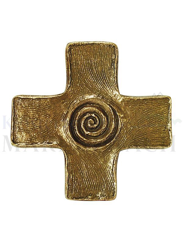 Spiral cross, 13 x 13 cm, with expertise