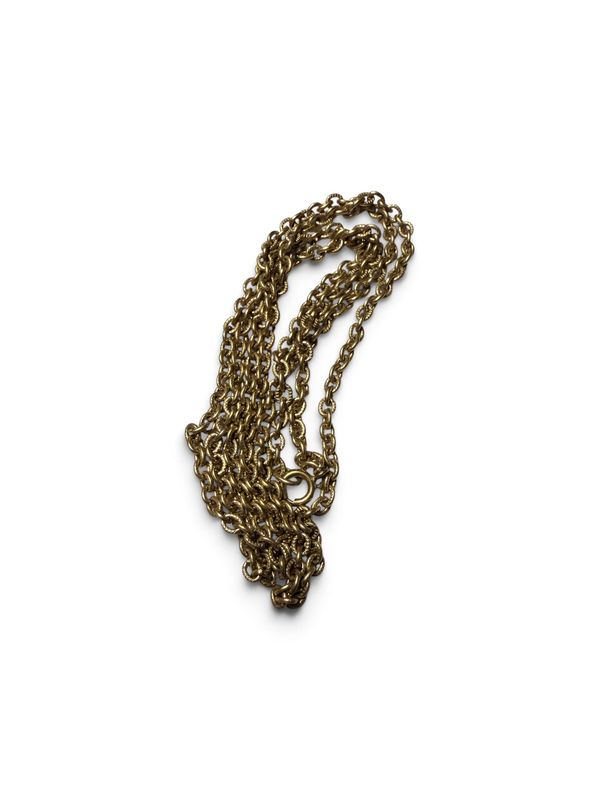 Textured Gold-Tone Chain – Approx. 27"