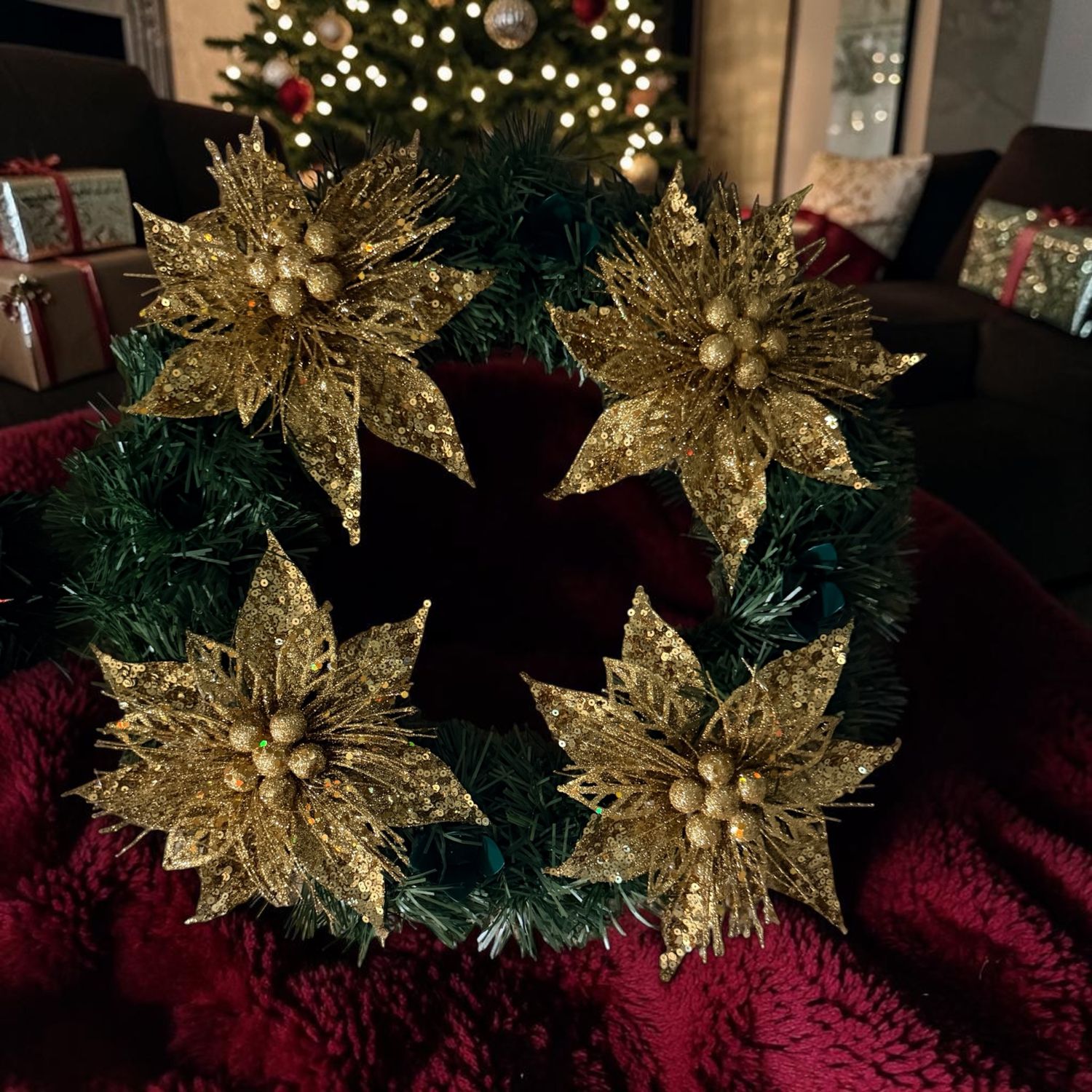 Handmade Advent Wreath &amp; Christmas Centerpiece
