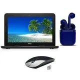 Restored Dell Chromebook 4GB RAM 11.6-inch 16GB SSD Bundle: USA Essentials Bluetooth/Wireless Airbuds, Wireless Mouse (Refurbished)