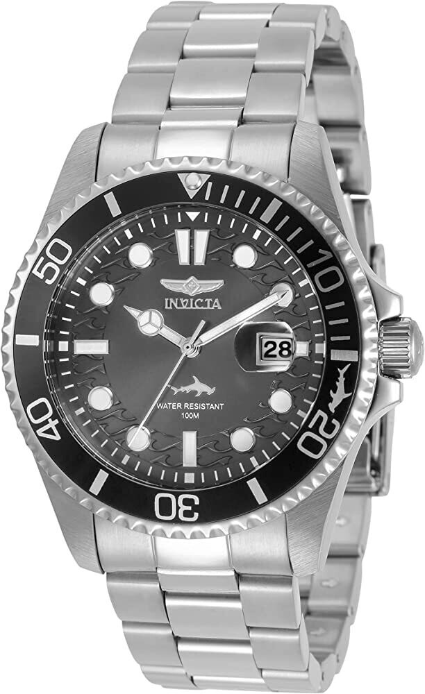 Invicta Men&#39;s Pro Diver 43mm Stainless Steel Quartz Watch, Silver (Model: 30806)