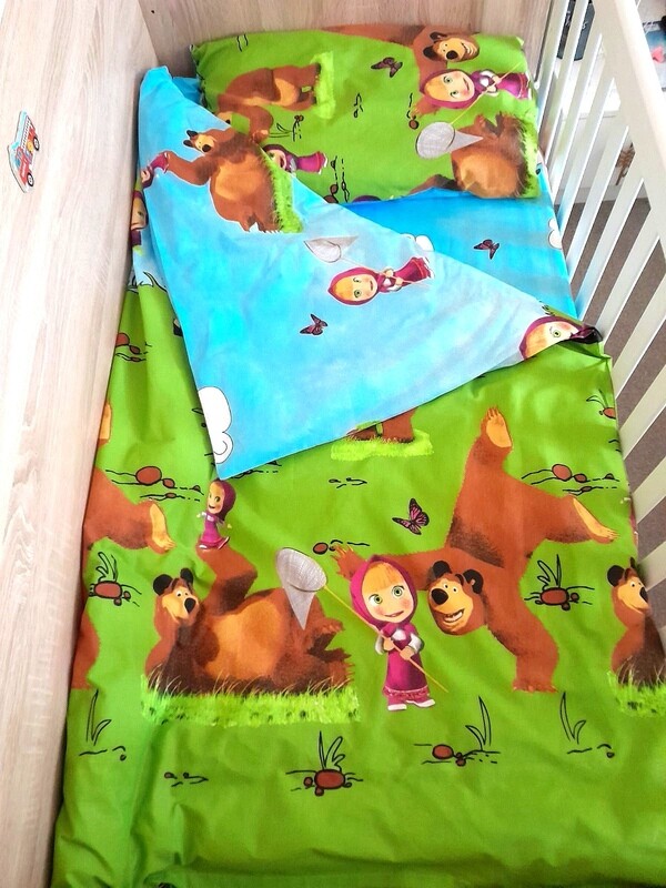 Kids Bed Set - Masha and The Bear