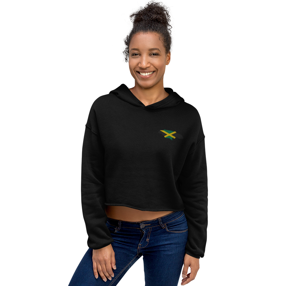 womens-cropped-jamaican flag-hoodie-black