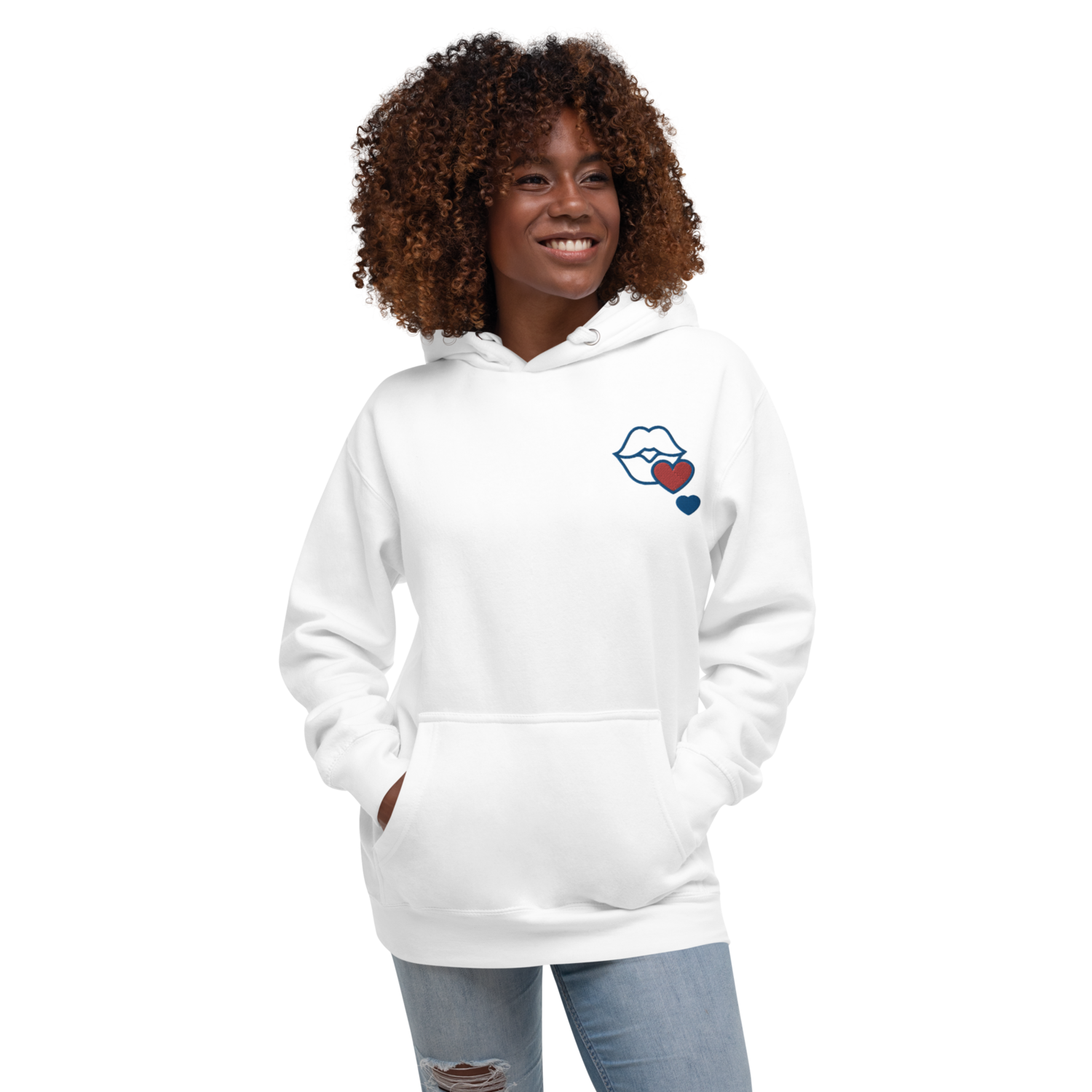 Unisex Hoodie Kiss Lips