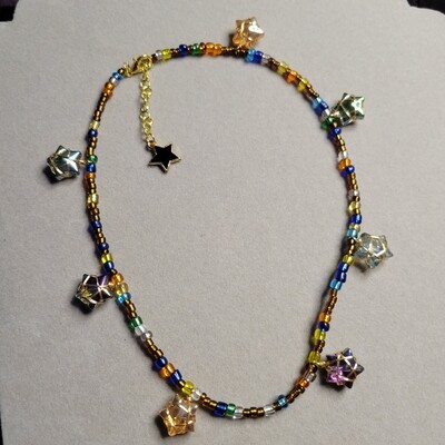 Glass Seed Bead Necklace