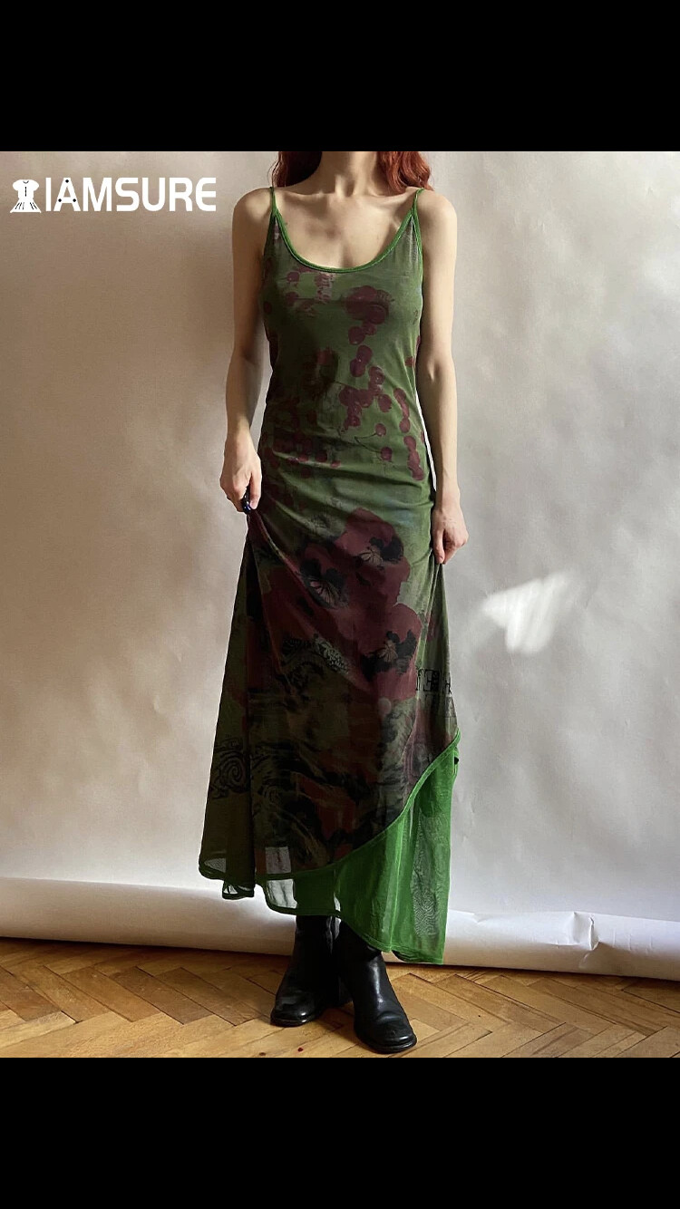 Patchwork Maxi Dress