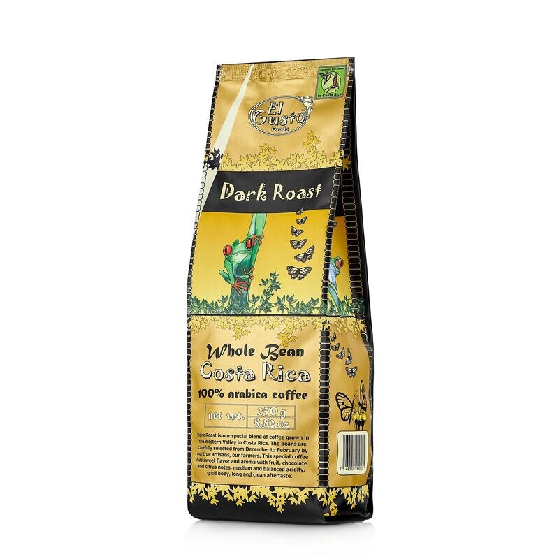 Dark Roast Whole Coffee Bean Roasted