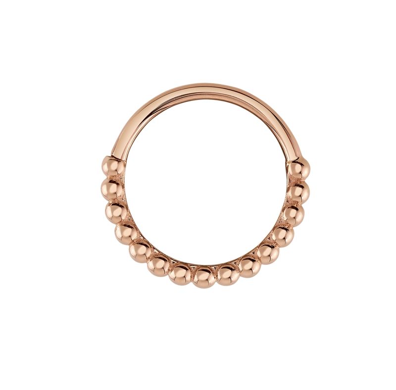 Beaded Oaktier Seam Ring - 1.5mm Beads