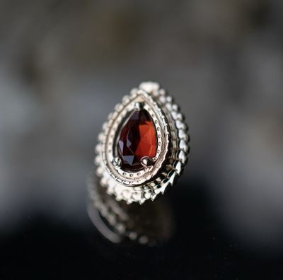 14/12ga Threaded Mini Afghan Pear - 8x6mm