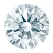 Titanium Threadless Tiffany End, Gem: White CZ, Size: 2mm