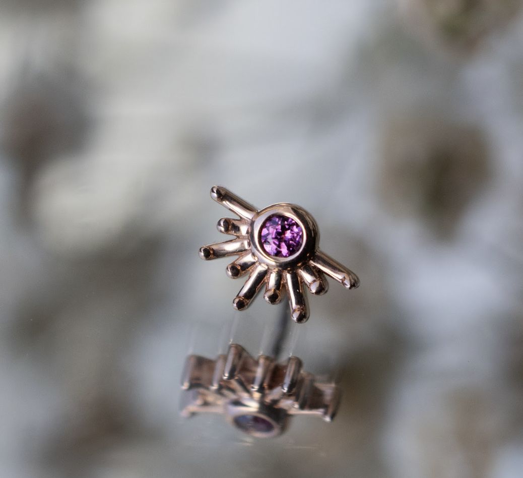 Threadless Live To Tell - 6mm with 1.5mm Gem