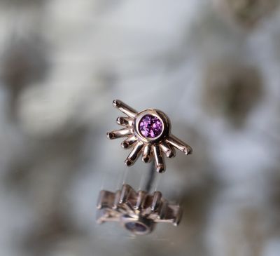 Threadless Live To Tell - 6mm with 1.5mm Gem