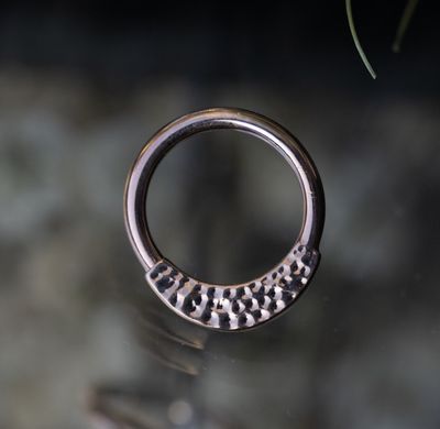 Hammered Janna Seam Ring