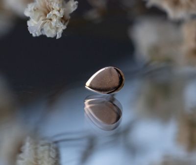 Threadless Flat Teardrop - 4x2.5mm