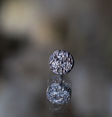 Threadless Pave Circle